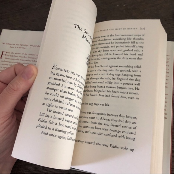 The Five People You Meet in Heaven by: Mitch Albom hardback book - Picture 3 of 6